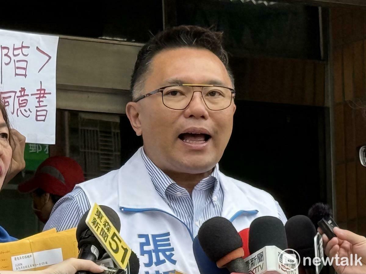 國民黨台北市議員張斯綱。 圖：周煊惠 / 攝