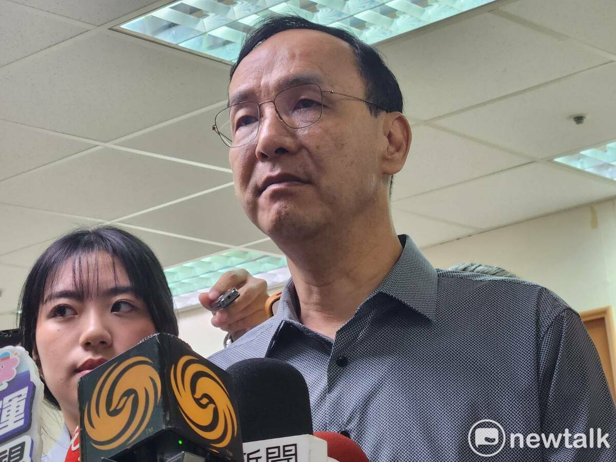 國民黨主席朱立倫。 圖：黃建豪/攝