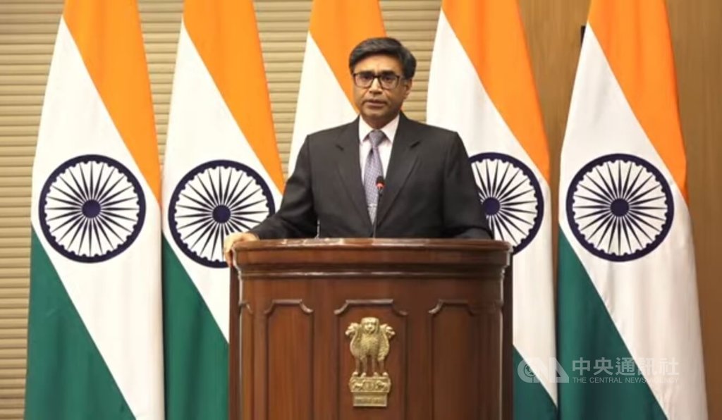 印度外交部次長唐勇勝（Vikram Misri）（圖）證實，在巴基斯坦猛烈砲火下，的確有印度平民傷亡的情況。 圖：中央社提供