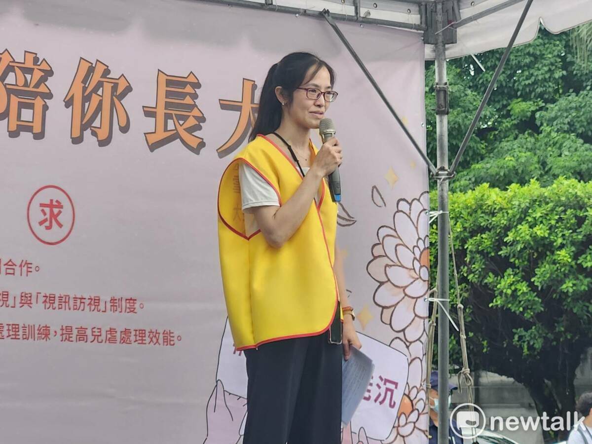 「剴剴網路媽媽群」召集人李侑宭。 圖：黃建豪／攝