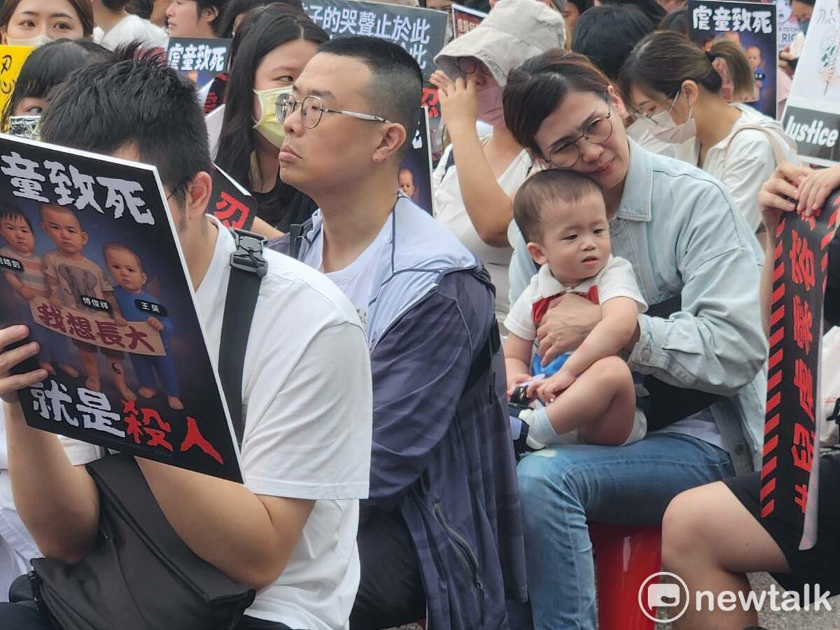 「終結兒虐」集會於凱道登場，拋出增訂「虐殺兒童罪」、設立兒少保護部等訴求。 圖：黃建豪／攝（資料照）
