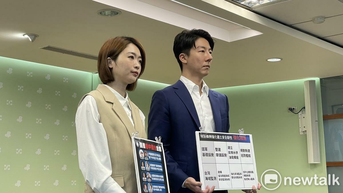 民進黨表示，藍白刪國防預算，會遭致人民更強烈的政治反彈。 圖：記者高逸帆／攝