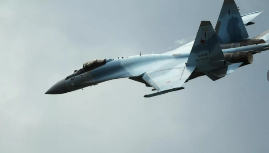 俄軍Su-35S戰機 圖 : 翻攝自騰訊網