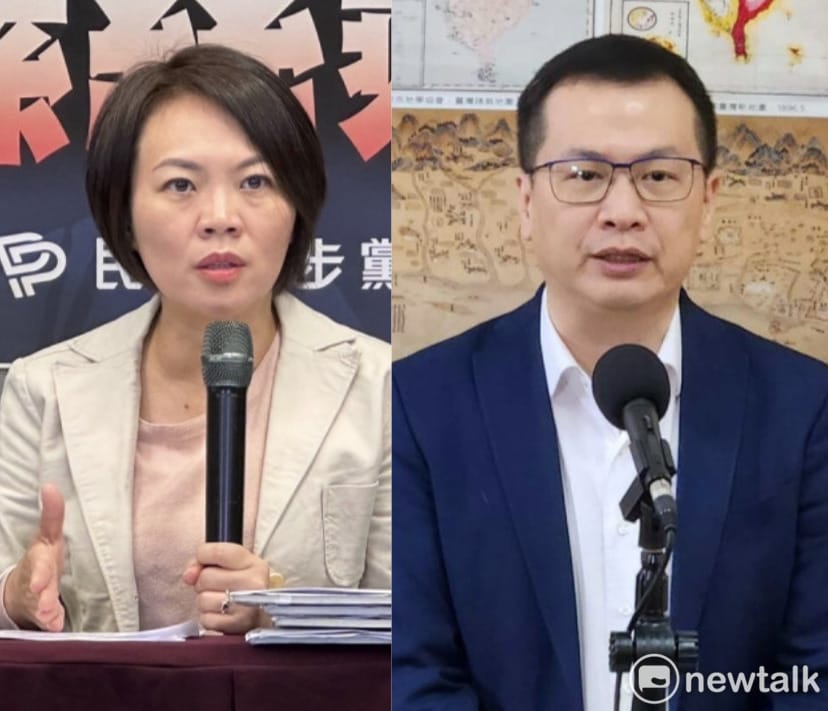 簡舒培12日在臉書發文吐槽羅智強除了講廢話就還是廢話，就是不敢行動。 圖：新頭殼合成照