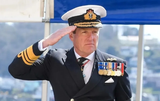 英國海軍參謀長本·凱上將。 圖 : 翻攝自環球網