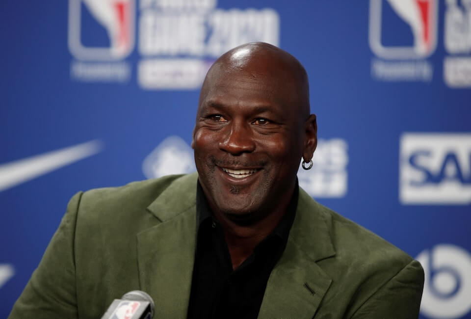 NBA傳奇人物、名人堂球星喬丹。（路透社）