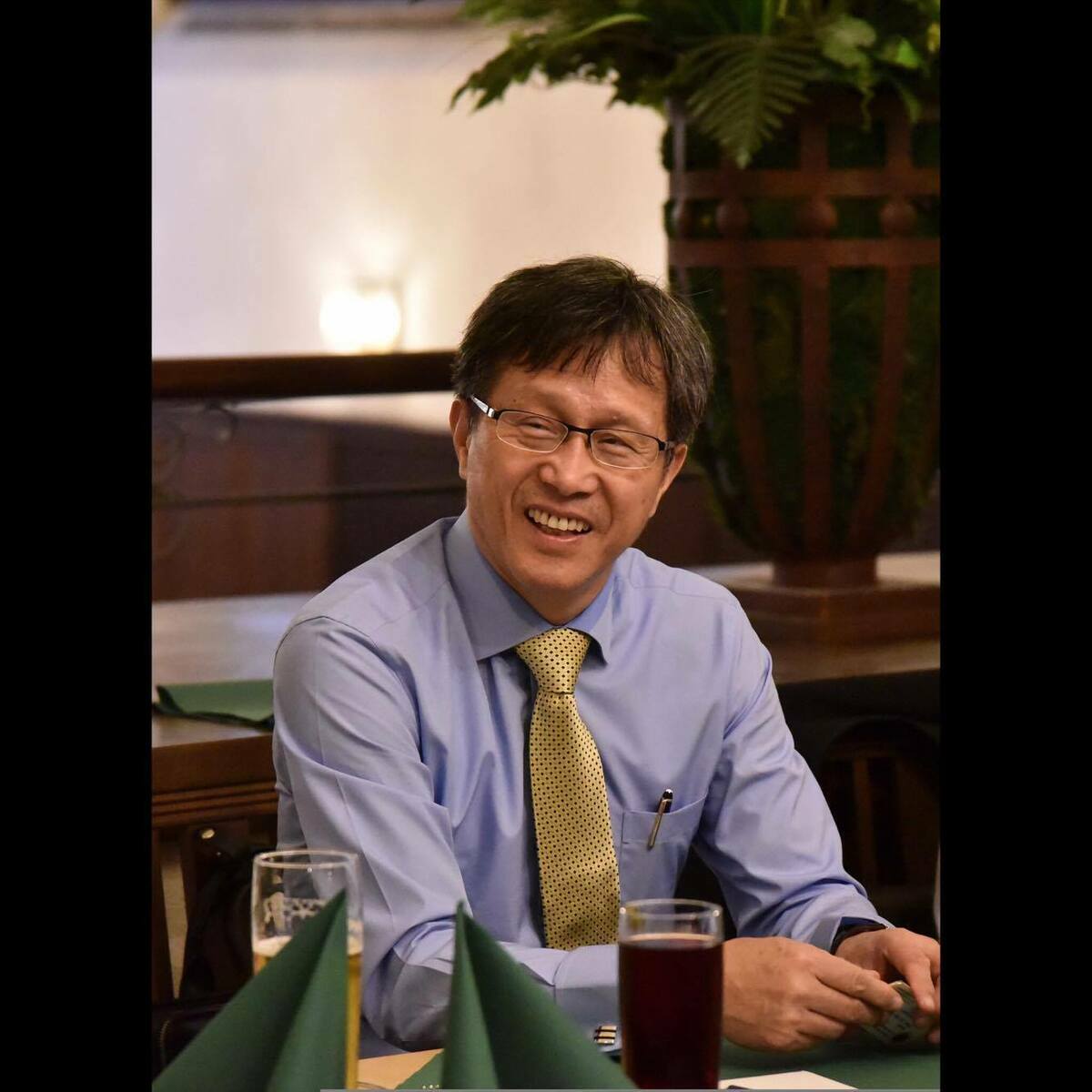 我國駐歐盟兼比利時大使謝志偉。 圖：翻攝謝志偉臉書（資料照）