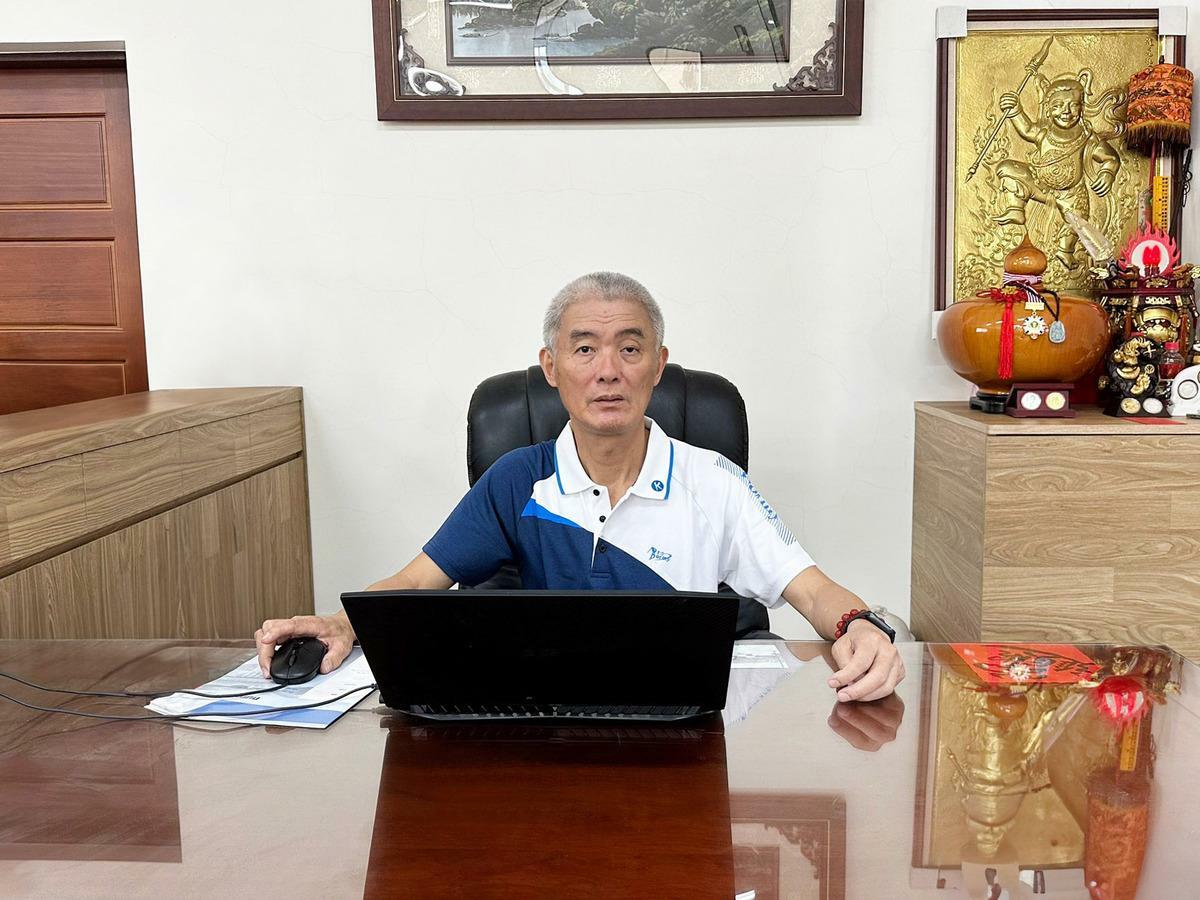 鼎方機械創辦人陳金秋坦承許多同業仍在摸索碳盤查相關訊息。 圖：鼎方機械有限公司/提供