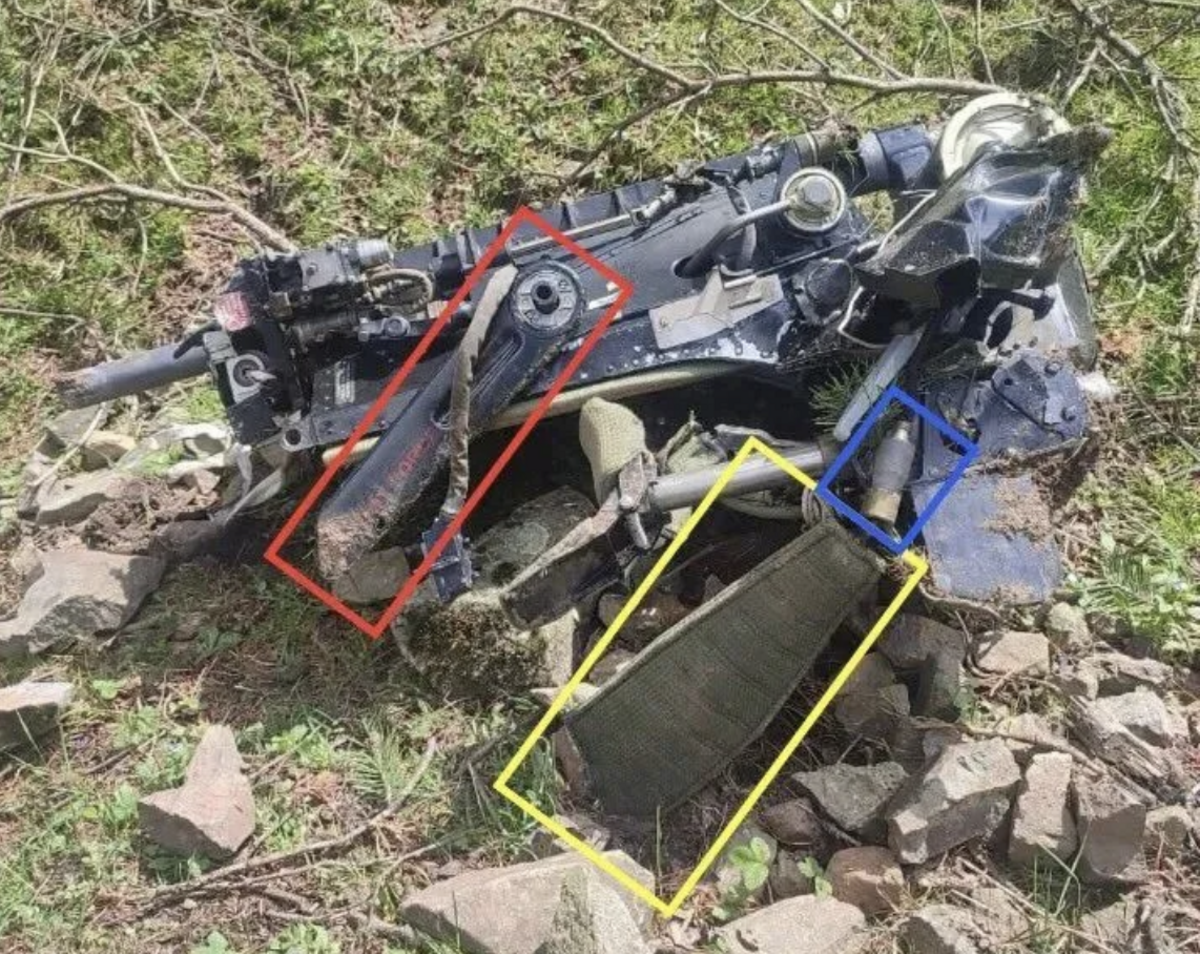越來越多的照片證據表明，巴基斯坦空軍的超視距導彈在印度領土上空擊落幾架印度戰機。 圖：翻攝自 最瑞典
