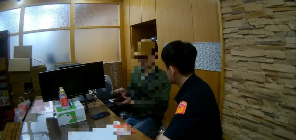 台中男子誤信網路平台可交友約會廣告，加入交友群組後，為升級會員多次匯款，日前欲領6萬元要匯款時，在警方耐心勸阻下，男子才驚覺受騙。（民眾提供）中央社記者郝雪卿傳真  114年5月15日