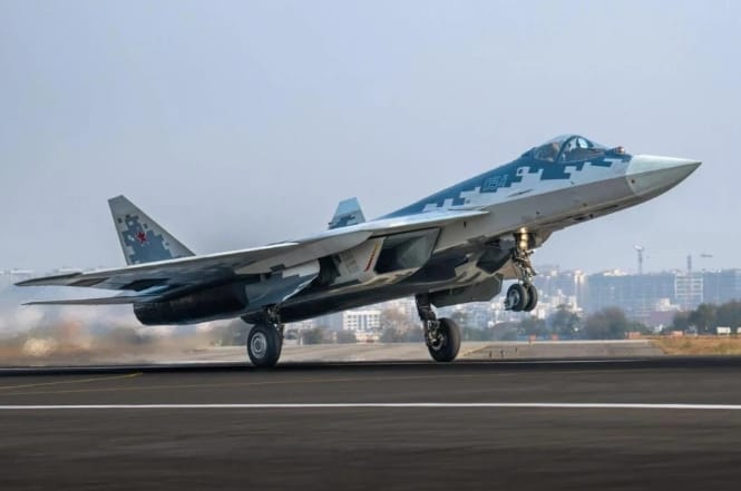 俄軍Su-57隱形戰機。 圖 : 翻攝自第一軍情