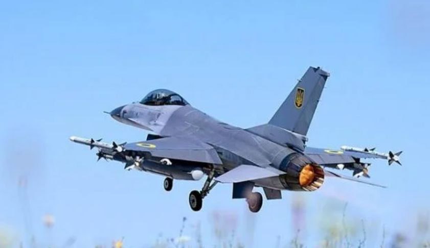 烏軍 F-16戰機翱翔天空。 圖：翻攝自 X