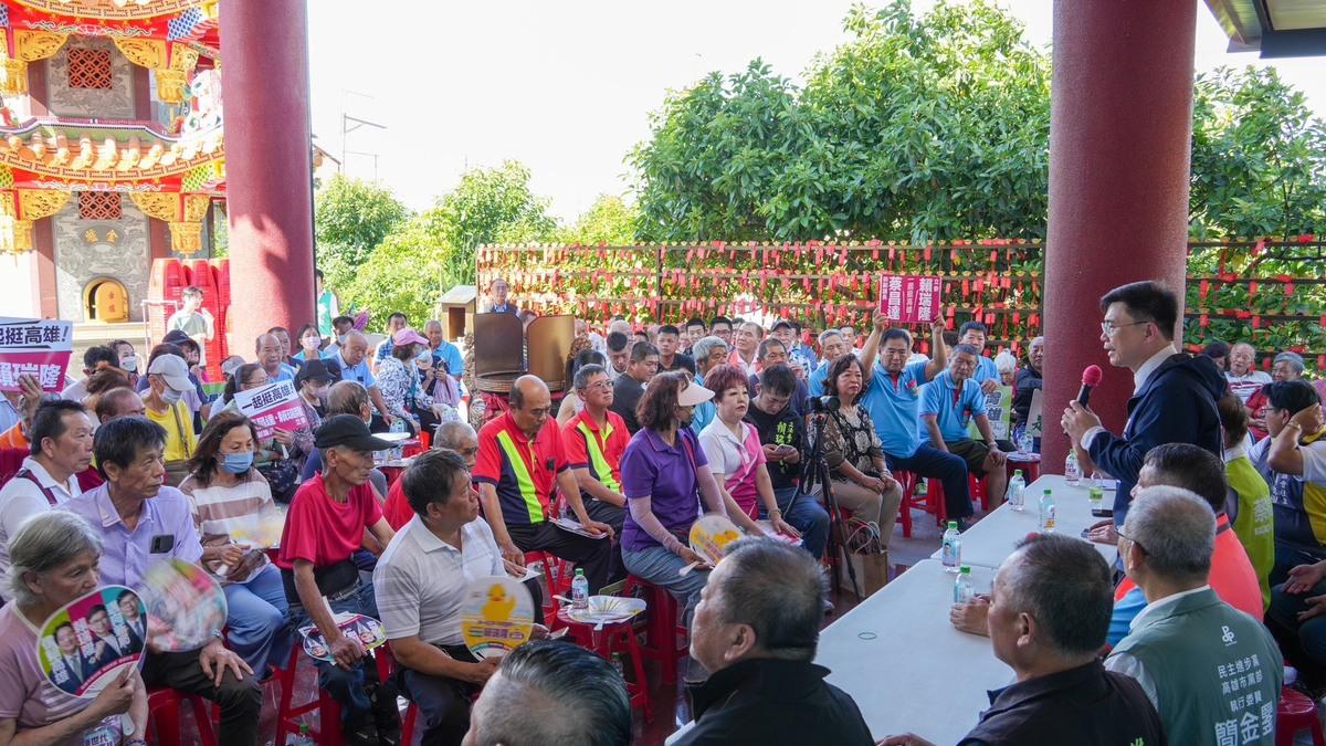 賴瑞隆大寮之友會宣講，超過兩百位鄉親出席。 圖：賴瑞隆辦公室/提供