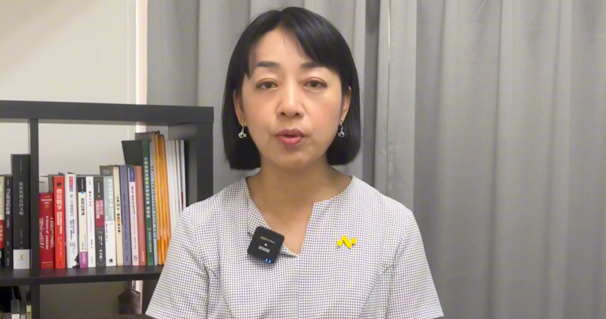 時代力量黨主席王婉諭。 圖：翻攝自王婉諭提供影片（資料照）