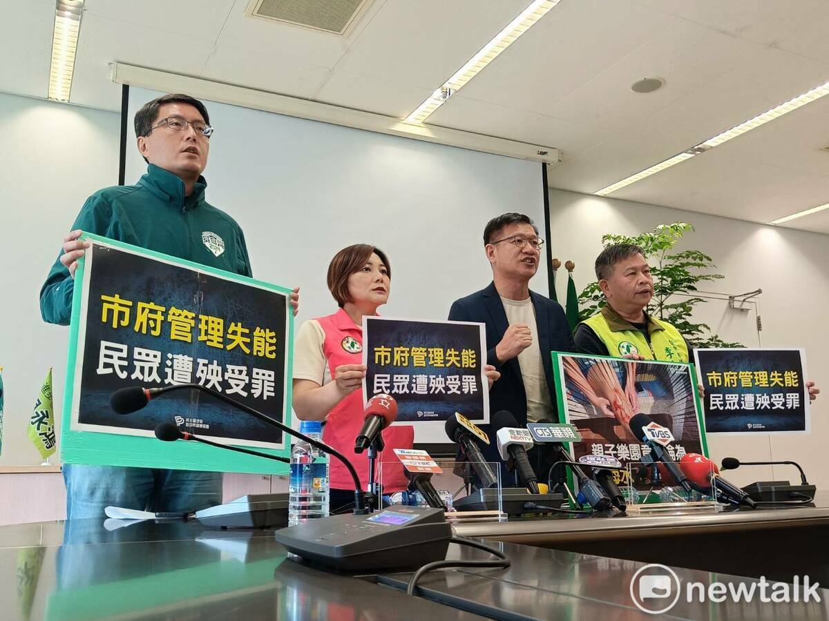 台中市議會民進黨團要求市府立刻對此事件做出全面調查，公開說明該標案的施工過程，並全面清查海灘上的尖銳物品，停止讓更多無辜市民在毫無防備的情況下受傷。 圖：唐復年/攝