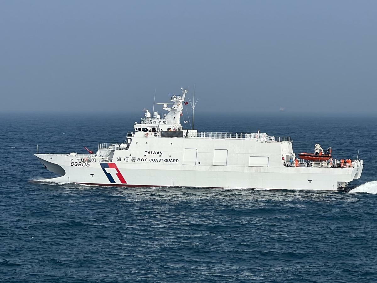 「旗津艦」奉派前往應處「昇O豐」漁船遭菲律賓公務船登檢帶返一事。 圖：海巡署艦隊分署/提供