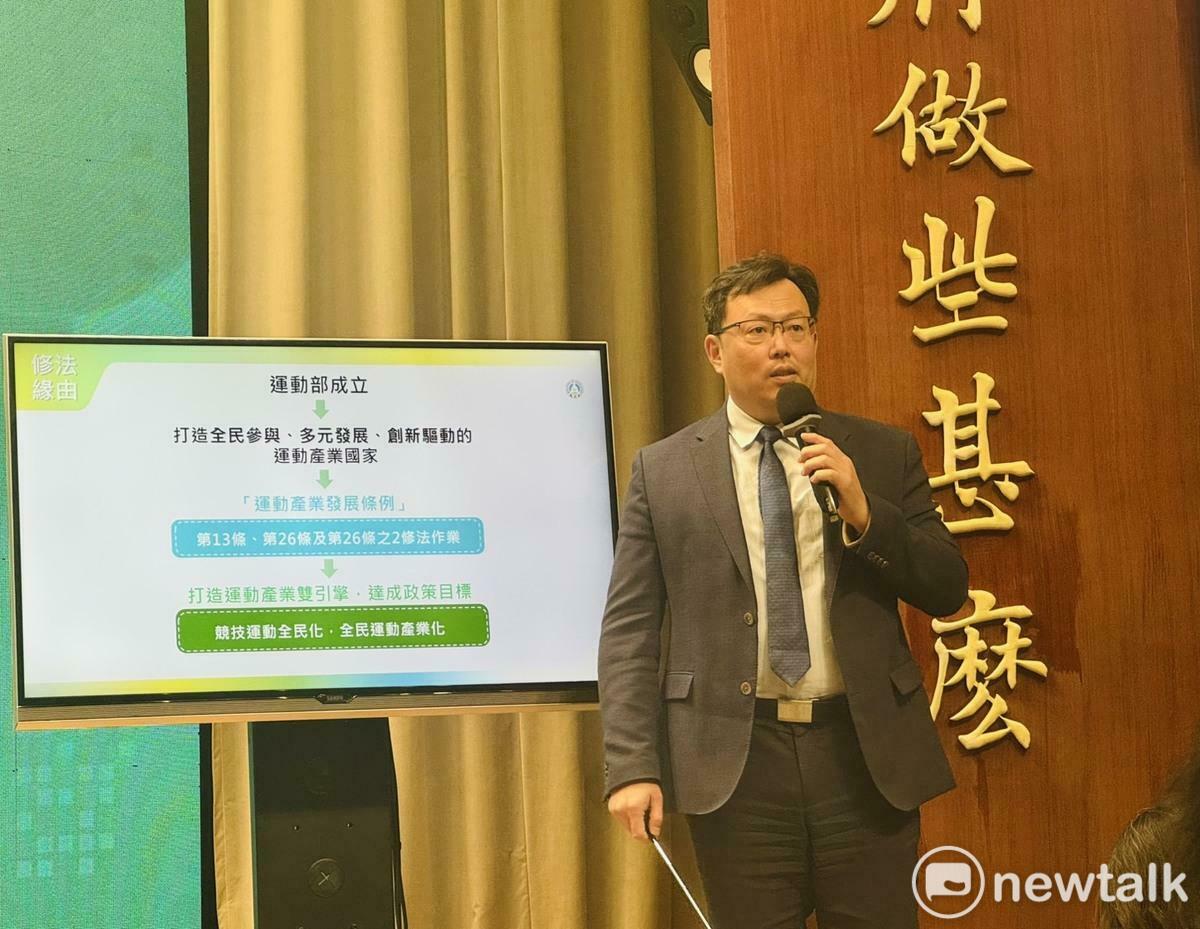 教育部體育署長鄭世忠。 圖：謝莉慧/攝（資料照）