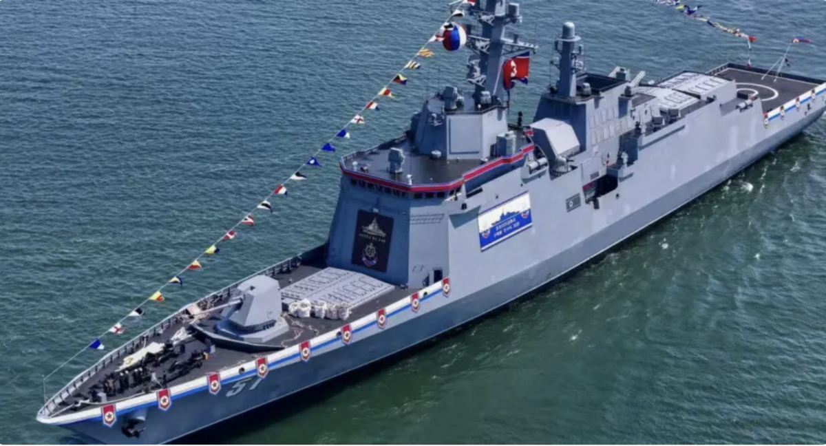 崔賢級驅逐艦。 圖：翻攝自 河東三叔
