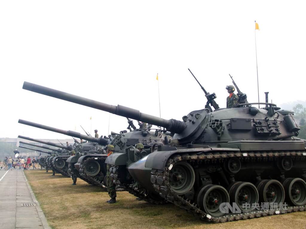 CM12戰車。（中央社檔案照片） 圖：中央社提供