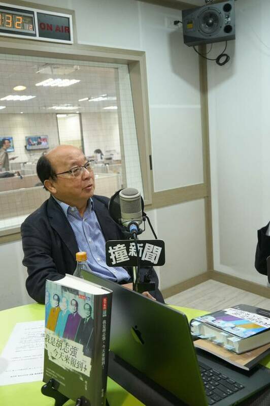 台中前市長胡志強接受《POP撞新聞》主持人黃暐瀚專訪。 圖：《POP撞新聞》／提供