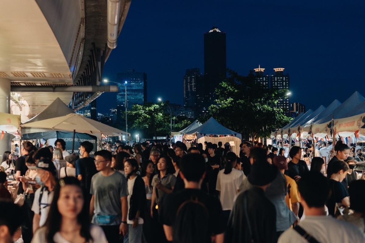 2025法國生活節首日即湧進萬人參與。 圖：高雄市行國處/提供