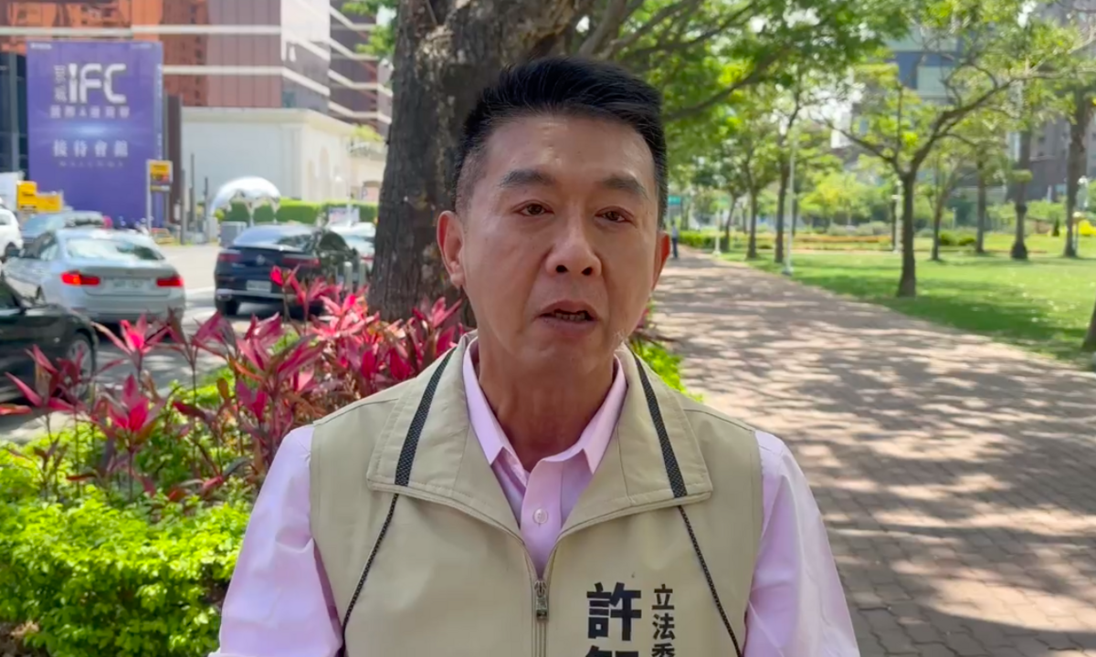 民進黨立委許智傑 圖：翻攝自許智傑提供影片