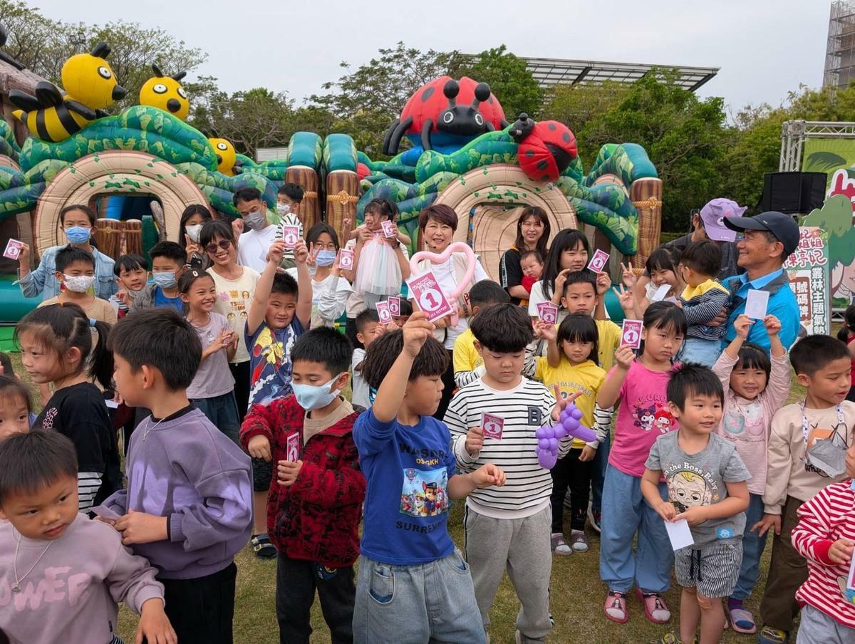 陳亭妃長期深耕地方勤跑基層，還在各區舉辦親子園遊會，基層認同度高。 圖：本報資料照片