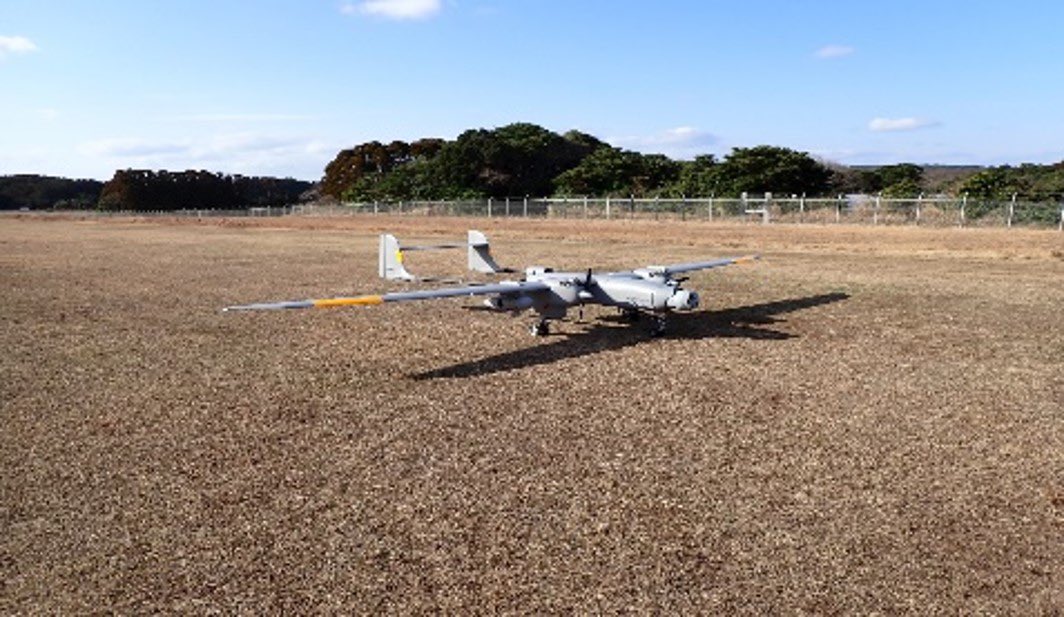 日本航空自衛隊為強化遠距防衛能力，與三菱重工合作開發的戰術無人機。 圖：翻攝「X」@JASDF_PAO