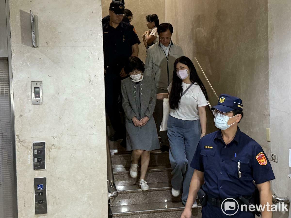 民眾黨前主席柯文哲妻子陳佩琪今天再度赴台北地院旁聽。 圖：周煊惠 / 攝