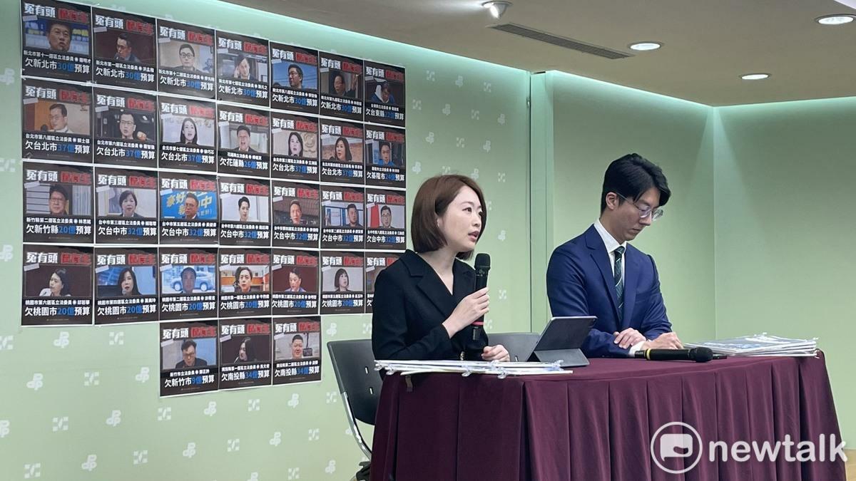 韓瑩說，地方首長先回去問黨籍立委，為何要聯手刪減預算讓民眾受害。 圖：高逸帆／攝