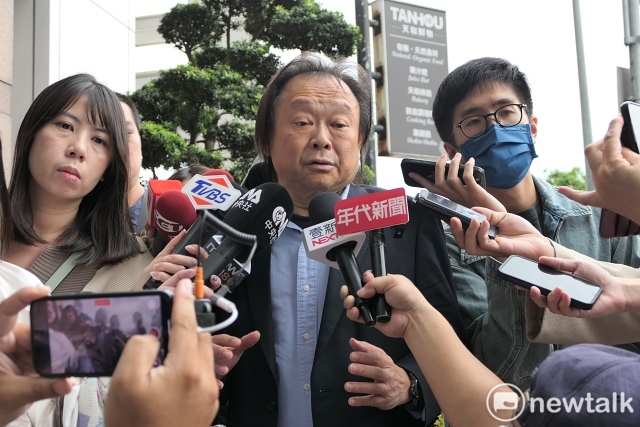 王世堅說，應該由台中市議員陳淑華接任中常委。 圖：高逸帆／翻攝