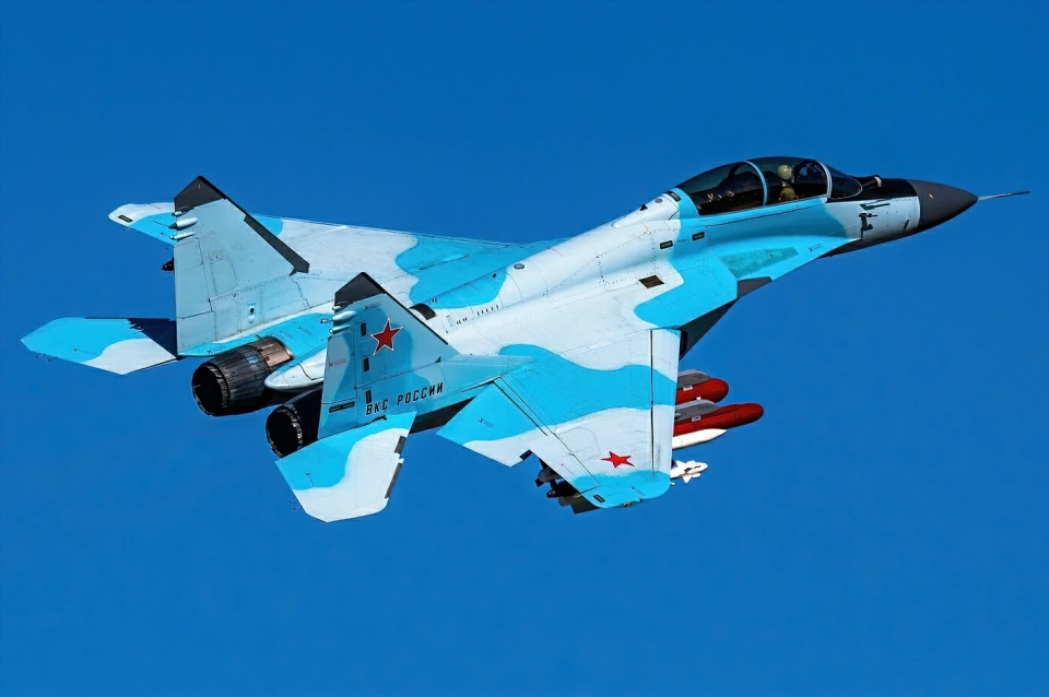 俄軍米格-35 戰機。 圖：翻攝自 騰訊新聞