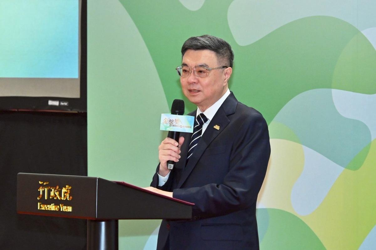 行政院長卓榮泰下午出席「出席第23 屆金馨獎頒獎典禮暨交流觀摩會」。 圖：行政院提供
