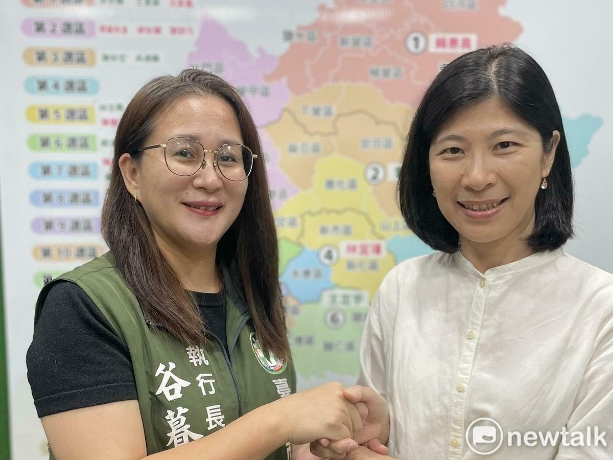 民進黨臺南市黨部執行長谷暮.哈就將赴民進黨中央原住民事務部任職，新任執行長一職將由陳怡如接任。 圖：民進黨台南市黨部提供