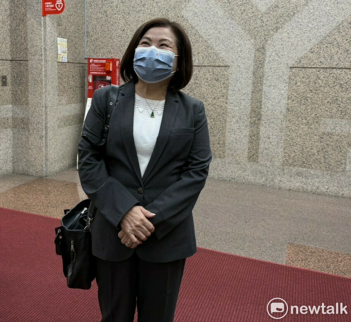 許銘春喊冤，不應該參加初選。 圖：高逸帆／翻攝