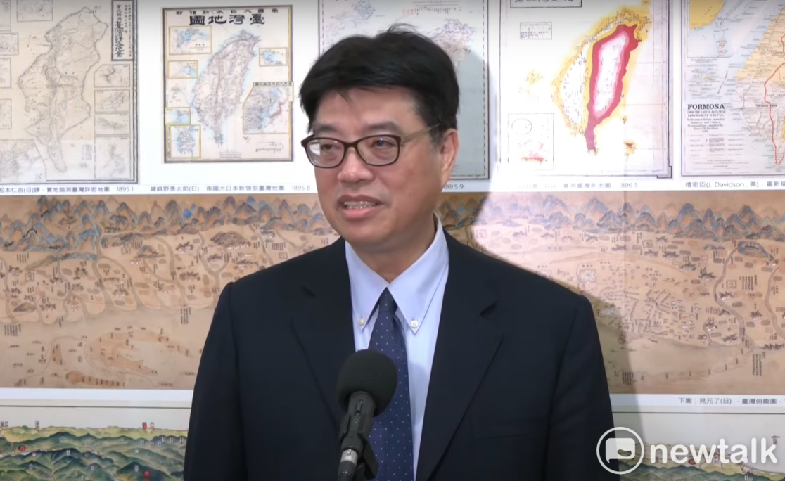 陸委會主委邱垂正對於館長赴中，他提醒應「重視社會觀感」。 圖：金大鈞／攝