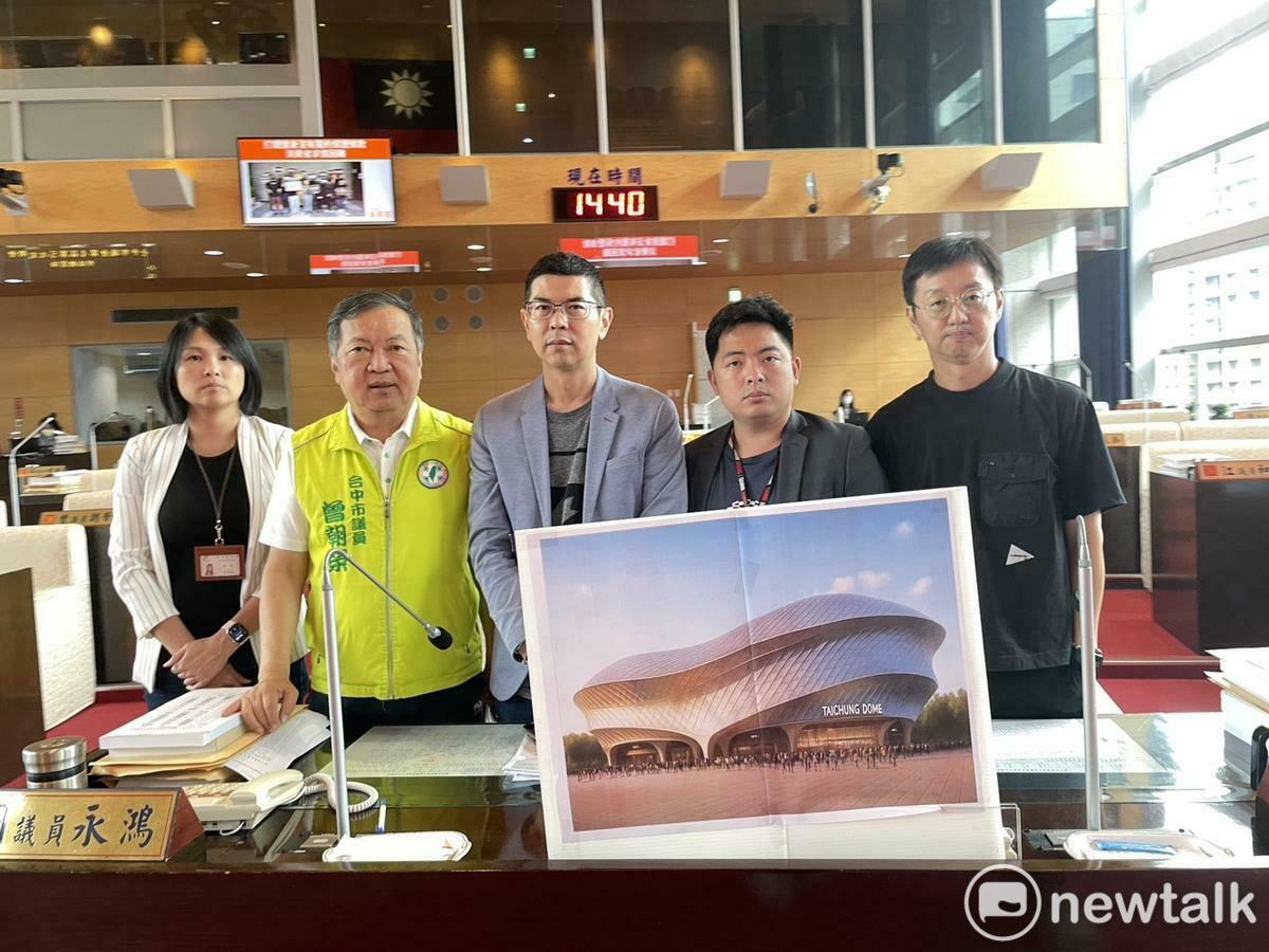 台中大巨蛋選址規劃，多位綠營議員猛批流程過於粗糙。 圖：唐復年/攝