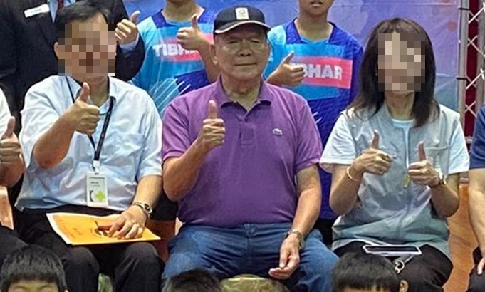 桌球協會副理事長楊正雄。 圖：翻攝自臉書