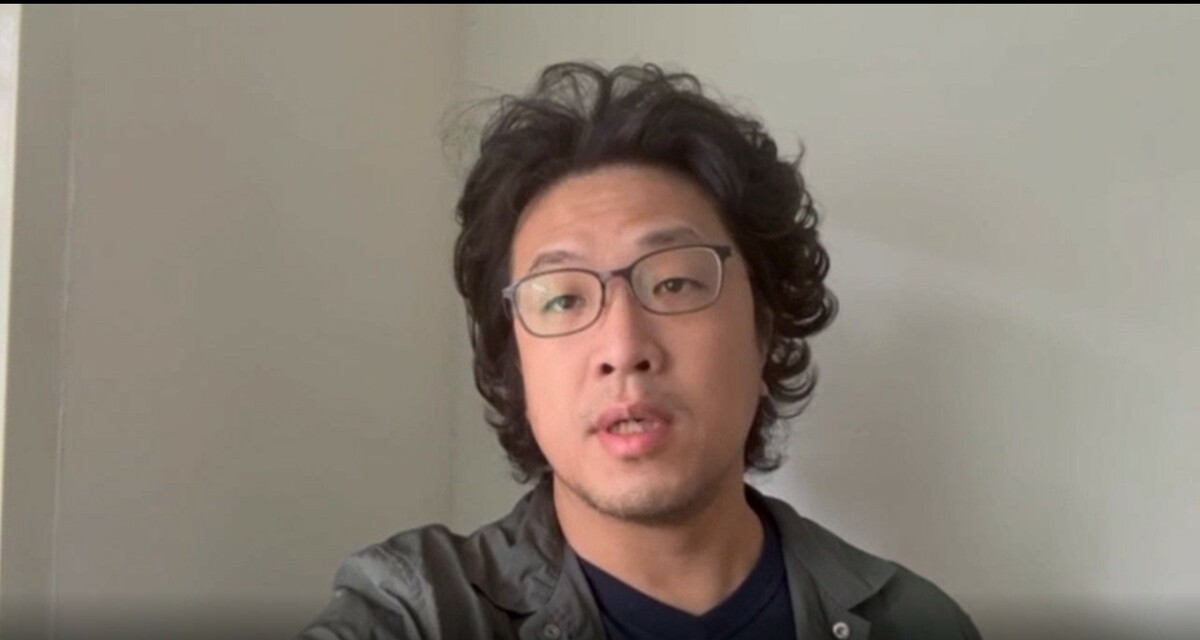 對於國台辦制裁，沈伯洋表示，榮幸一年內被制裁第3次，並稱此項對貿易商處罰，其實是犧牲中國人民生產的利益。 圖：沈伯洋辦公室提供