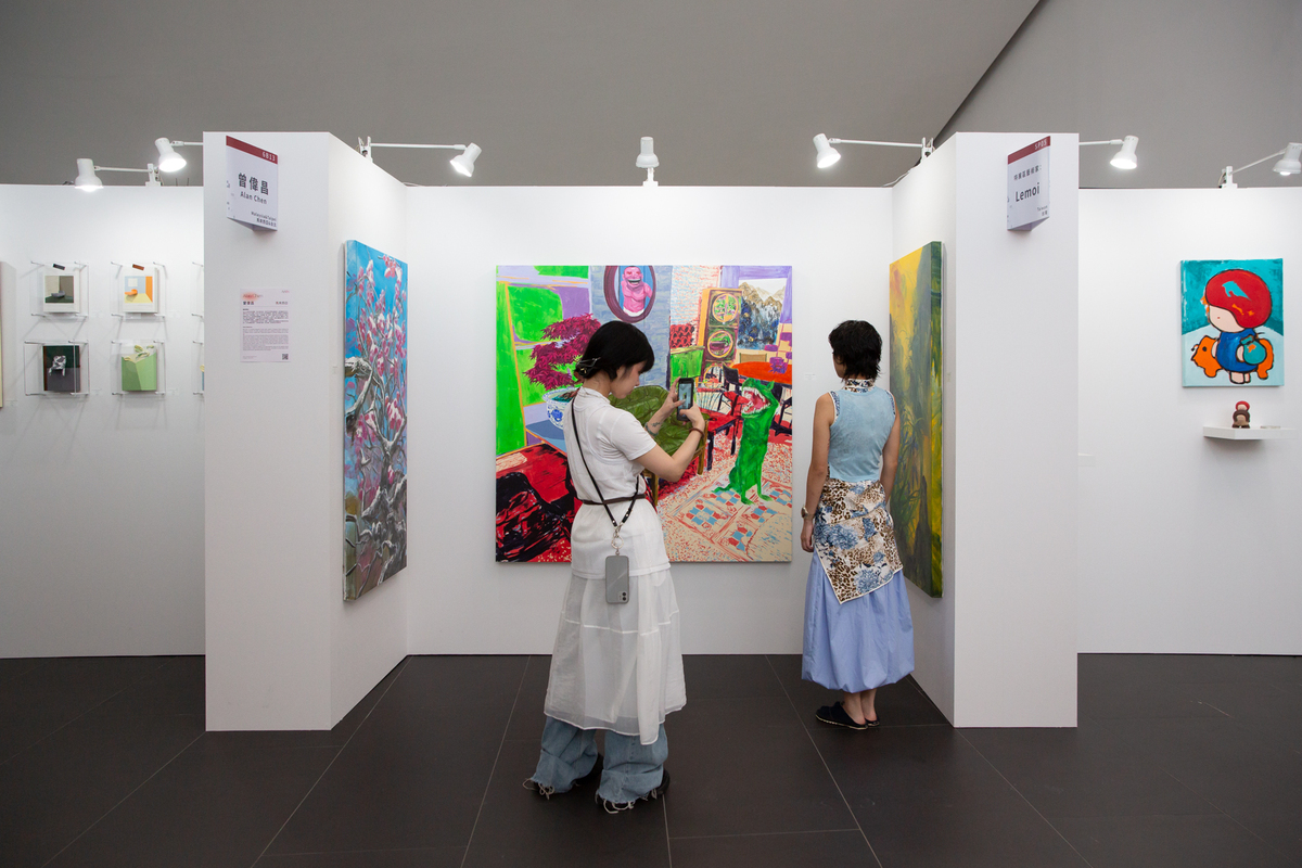 ArtIN國際藝術博覽會現場規劃四大主題展區。 圖：承億集團/提供