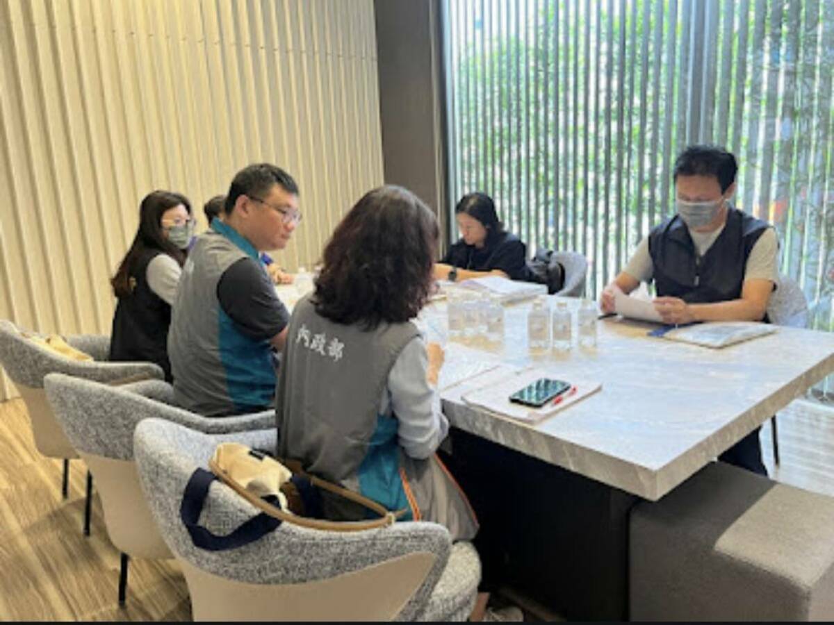 內政部地政司進行預售屋查核。 圖：內政部提供