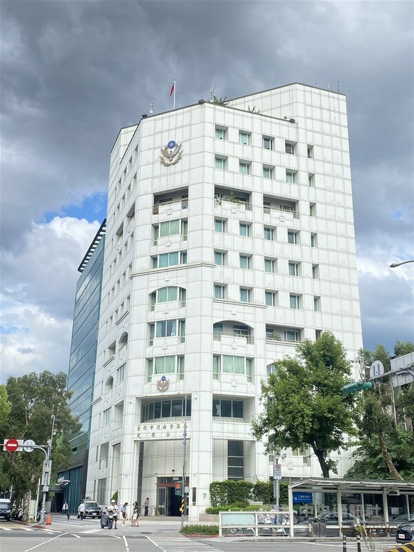 圖為台北市警察局大安分局。（中央社檔案照片）