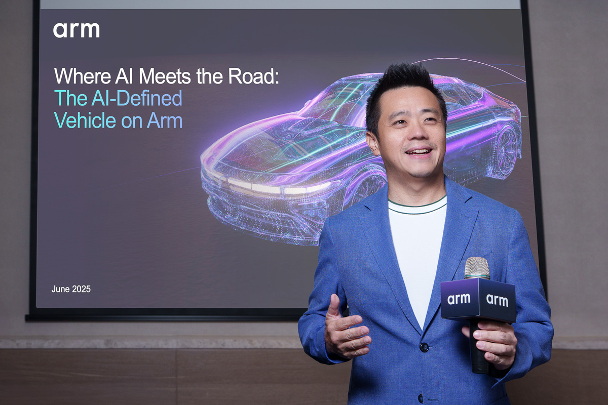 Arm 應用工程總監徐達勇指出， Arm Zena CSS 助攻汽車製造商，讓 AI 定義汽車可提前一年上市。 圖: Arm /提供