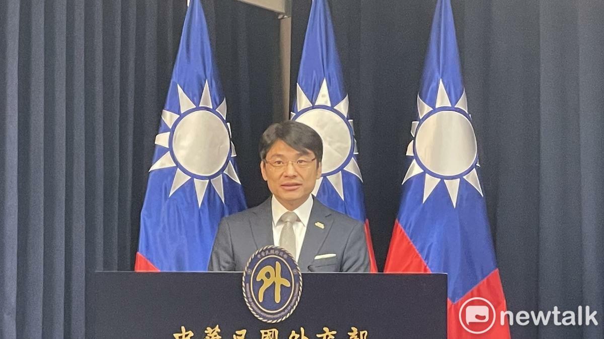外交部發言人蕭光偉表示，歐盟對台海情勢高度關注與重視。 圖：高逸帆／攝