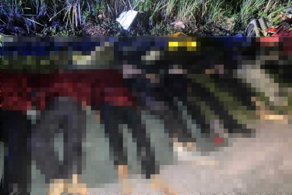 9 日凌晨，馬來西亞霹靂州格里克（Gerik）發生一起嚴重車禍，造成 15 人喪生，27 人受傷。 圖:翻攝自臉書