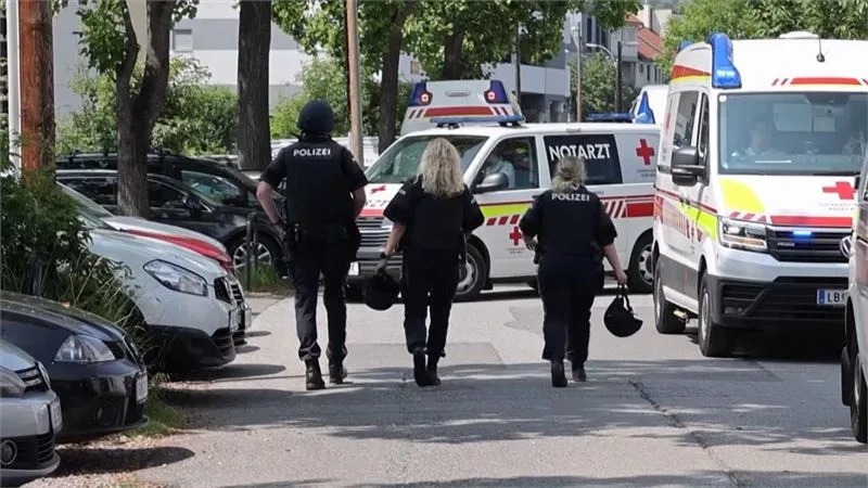 奧地利發生該國史上最嚴重槍擊事件，造成至少11人死亡。 圖：翻攝X（前推特）