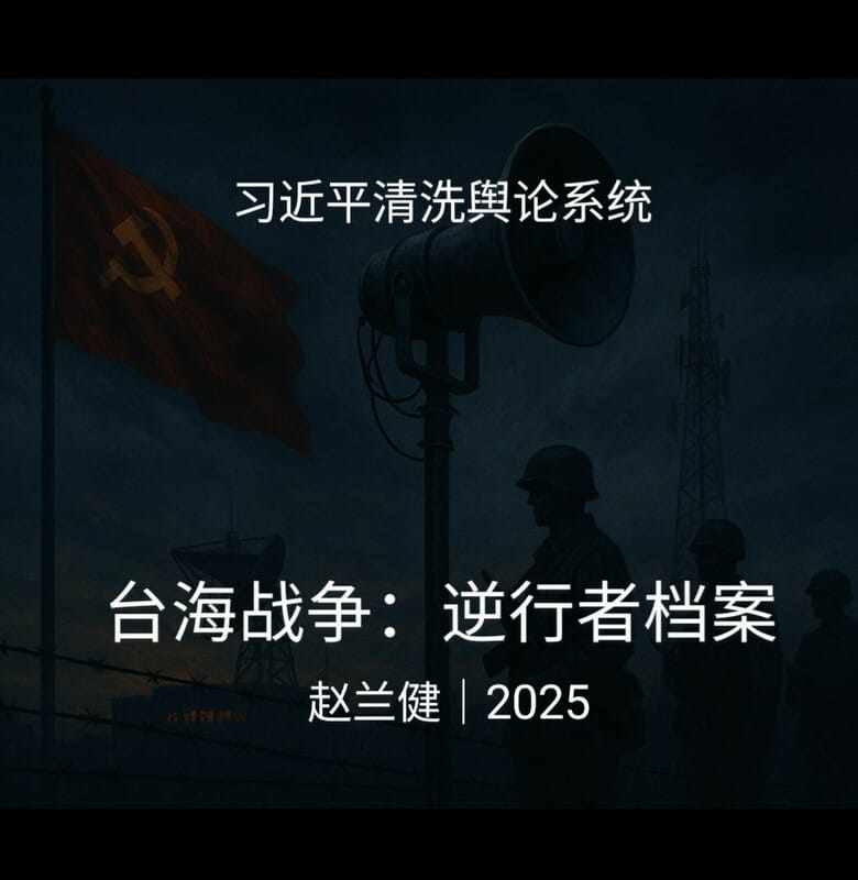 中國官媒《人民日報》傳出2名高層行蹤成謎，還有副總編輯層級人員被調離，「對台」及「軍事」相關欄目核心編輯也遭約談。前中國調查記者趙蘭健分析是「媒體整肅，戰爭將臨」。 圖：翻攝「X」@uyunistar