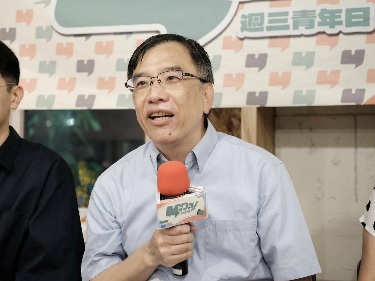 台灣教授協會會長陳俐甫。 圖：Y’s Day「週三青年日」提供