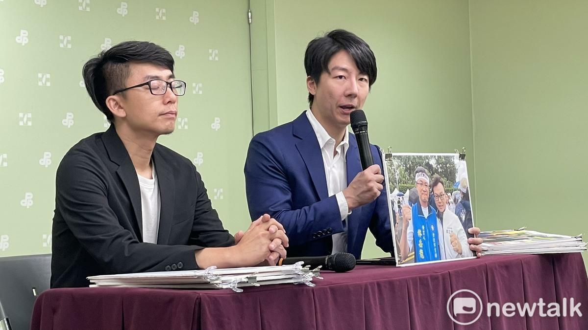 民進黨酸黃國昌，政治承諾常常跳票。 圖：高逸帆／攝