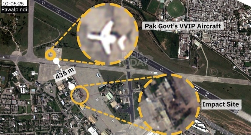 「努爾・汗空軍基地（PAF Base Nur Khan）」遭到巴基斯坦專家指出，早已受到美國控制。 圖 : 擷取自 Subcontinental Defender 的 X